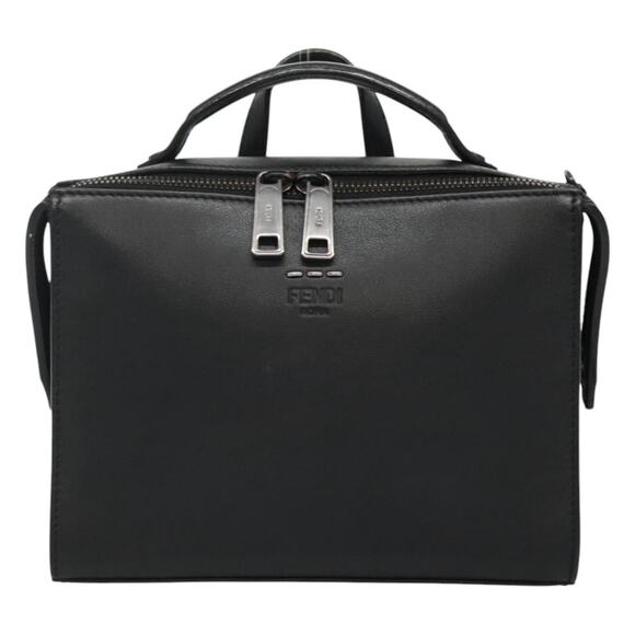 FENDI Hand Bag Leather Black - Picture 2 of 14
